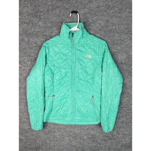 The North Face Jackets & Blazers - The North Face Thermoball Jacket Womens XS Mint Green Quilted Insulated Puffer